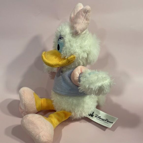 Disney World Parks Exclusive Daisy Duck Plush 12 " Fuzzy Stuffed Plushie EUC - Picture 4 of 5